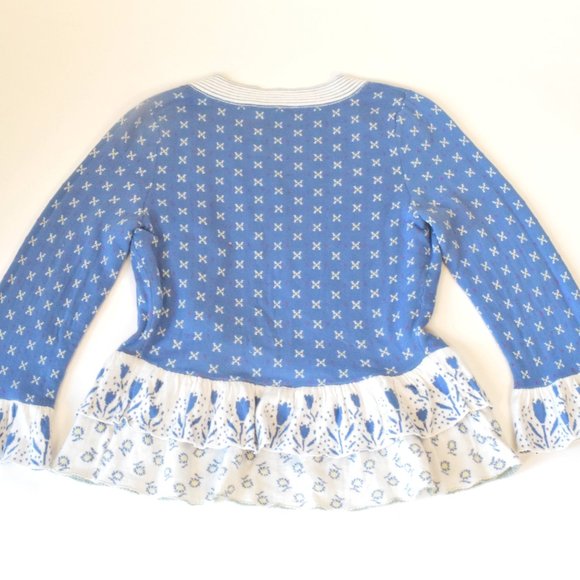 Anthropologie Moth Violet Shower Cardigan Knit Top Vintage 2007 Sz Small Unique - Picture 10 of 13